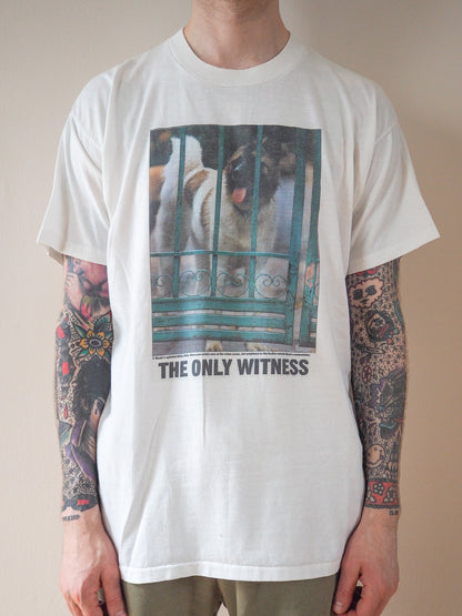 90s OJ Simpson "The Only Witness" Dog t-shirt