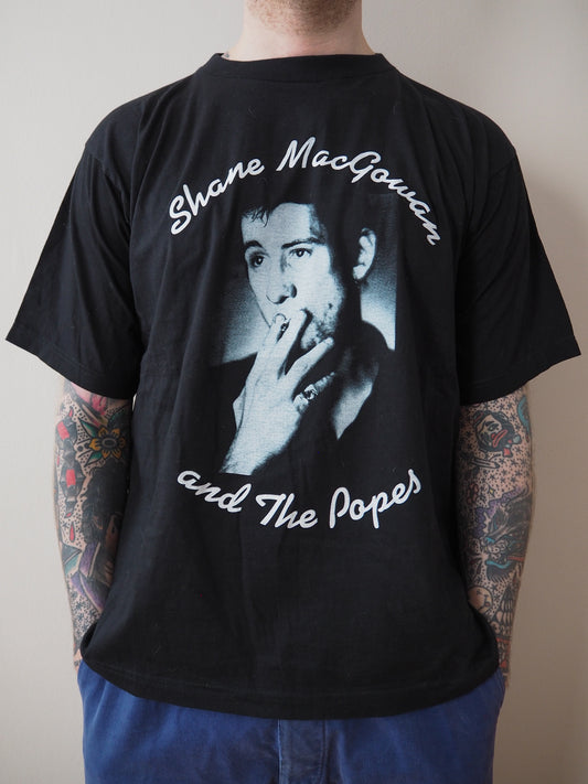 90s Shane MacGowan and the Popes Euro Bootleg t-shirt
