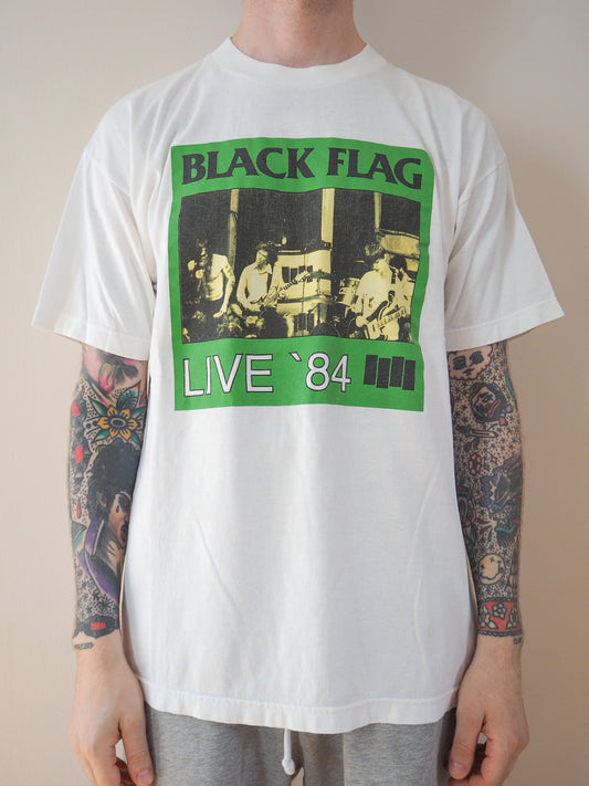 90s Black Flag "Live in 84" t-shirt