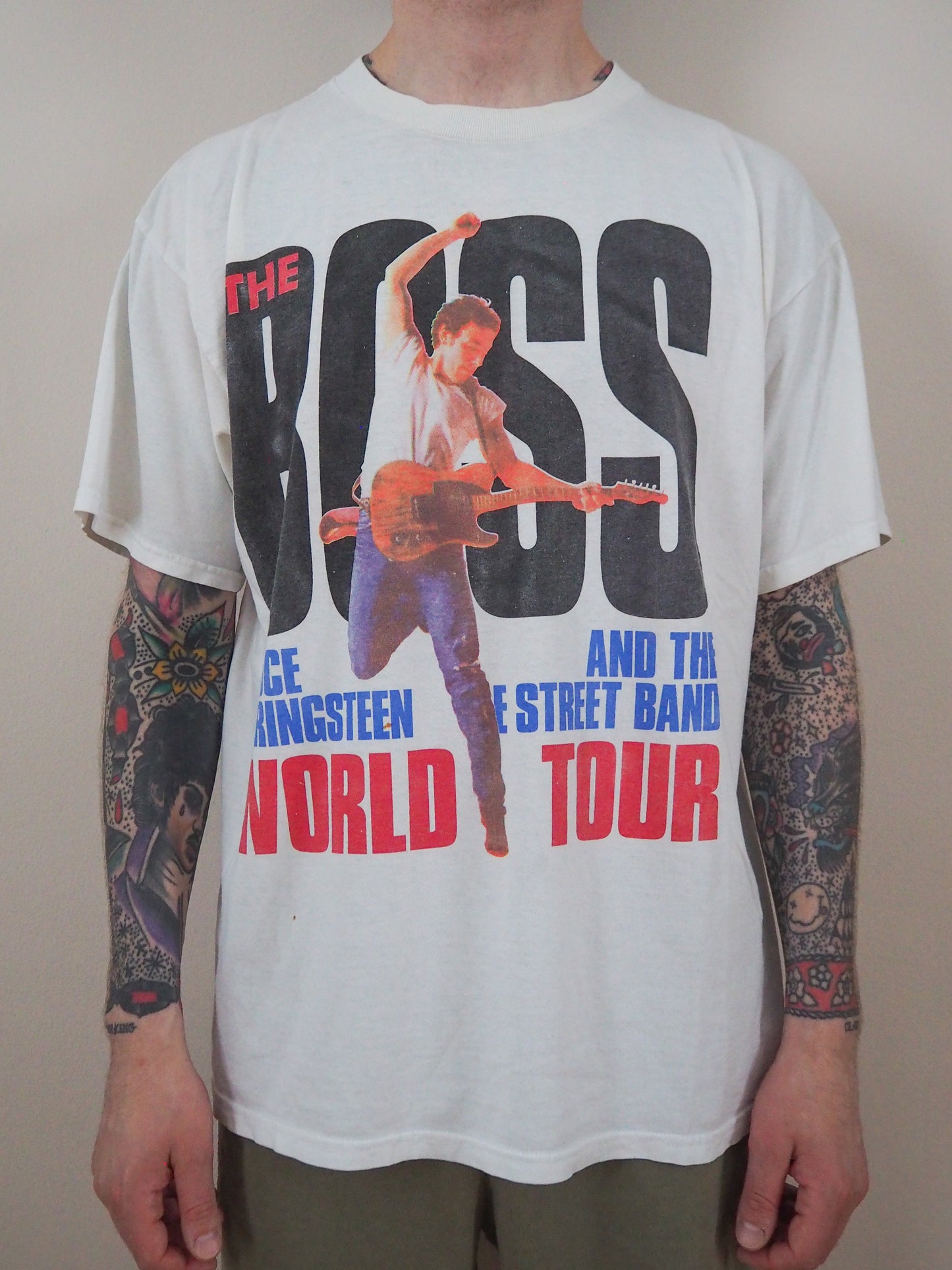 90s Bruce Springsteen "The Boss" World Tour t-shirt