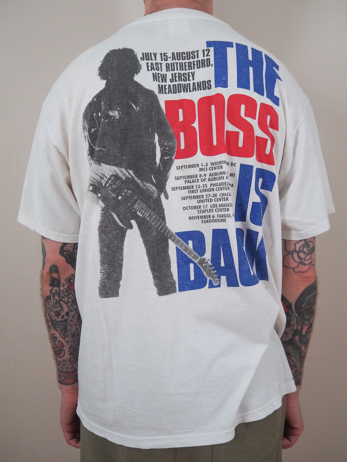 90s Bruce Springsteen "The Boss" World Tour t-shirt