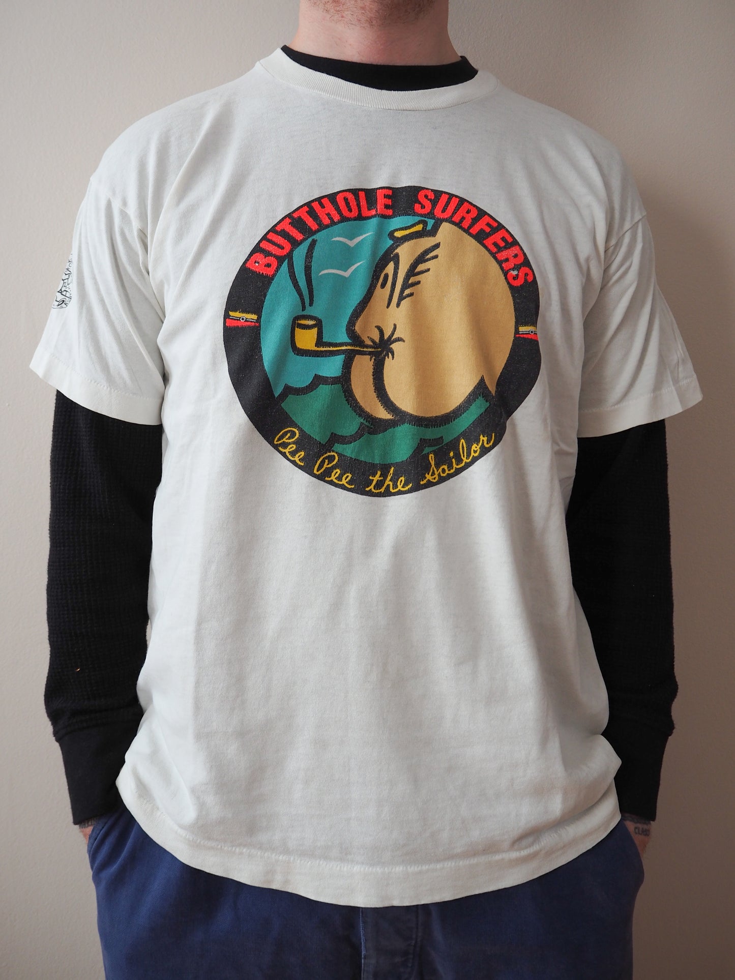 90s Butthole Surfers "Pee Pee The Sailor" t-shirt