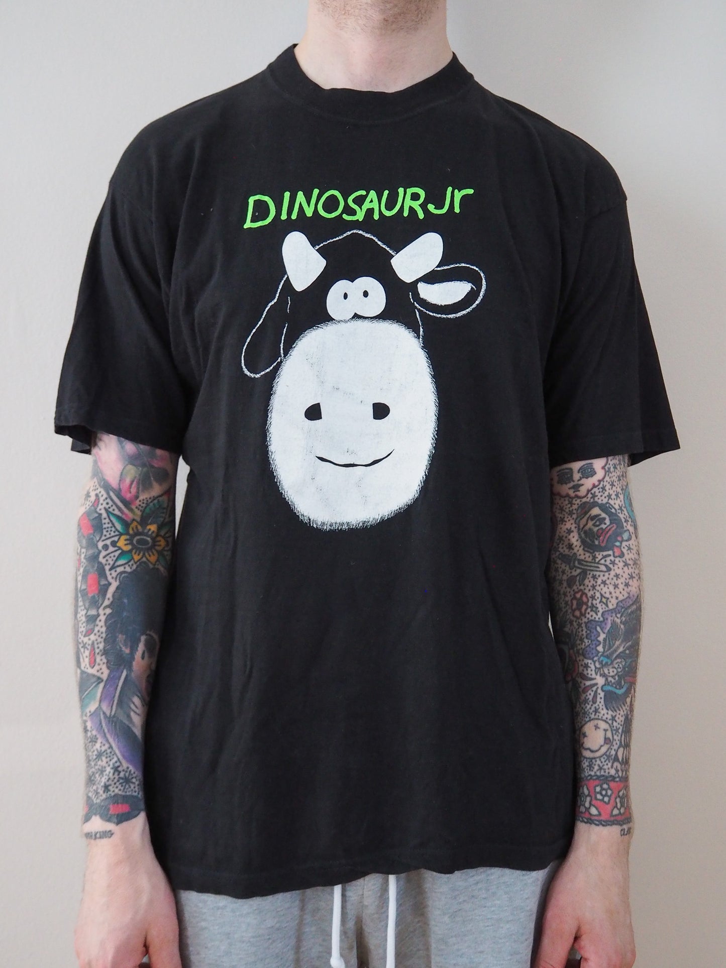 90s Dinosaur Jr. Cow RARE black variant t-shirt