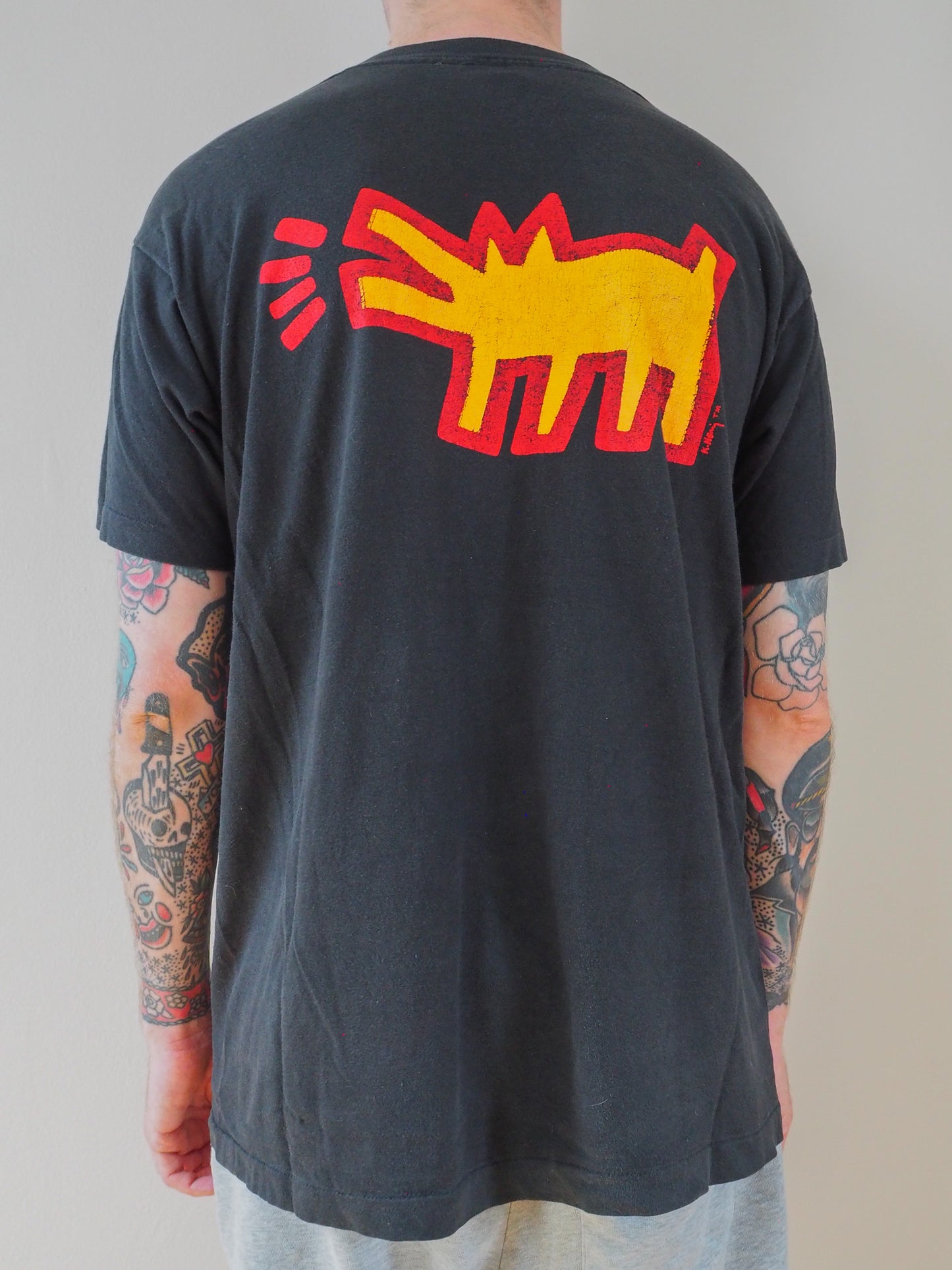 90s Keith Haring "Baby and Dog" t-shirt