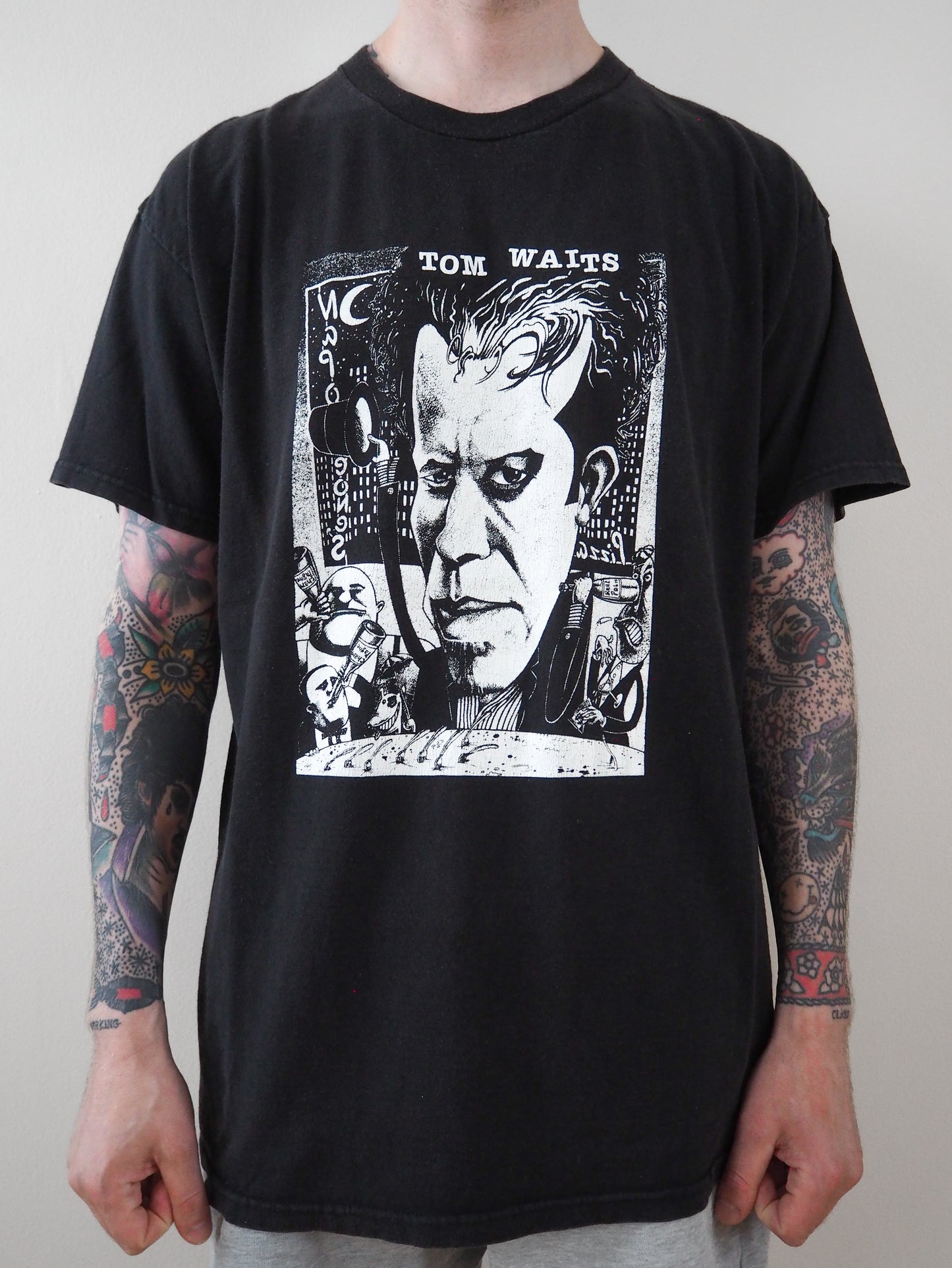 90s Tom Waits "Big Face" t-shirt