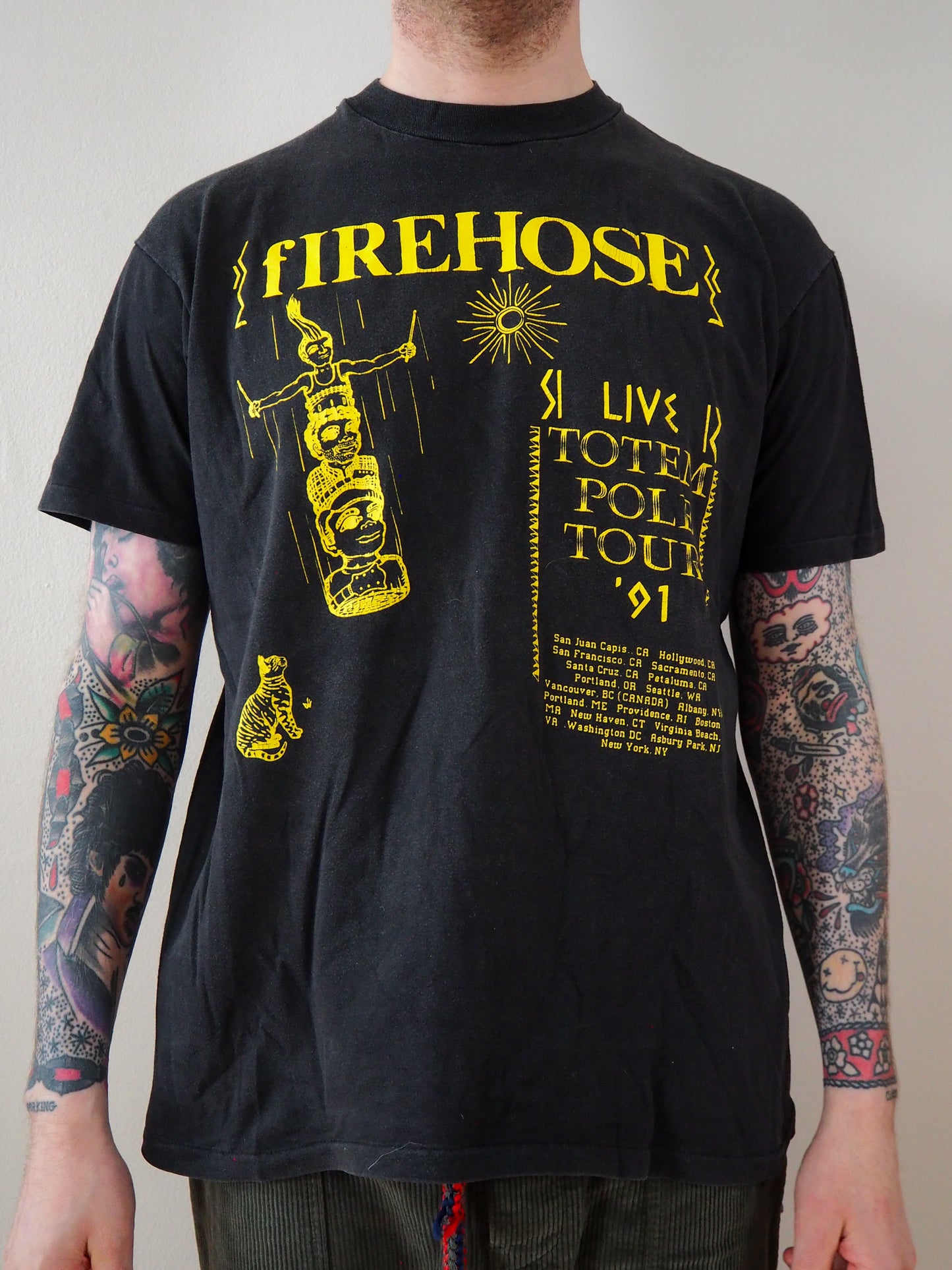 1991 Firehose "Totem Pole" tour shirt