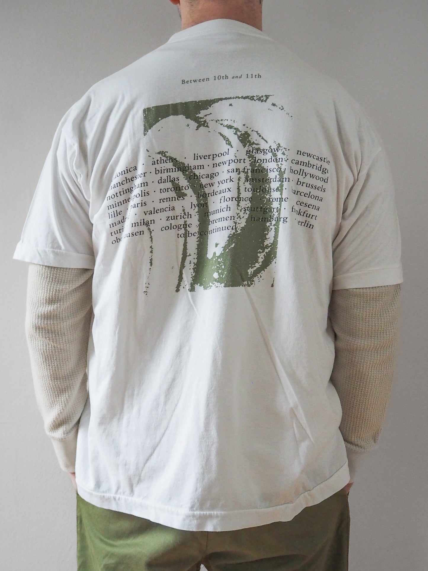 1992 Charlatans 'Between 10th and 11th' tour t-shirt