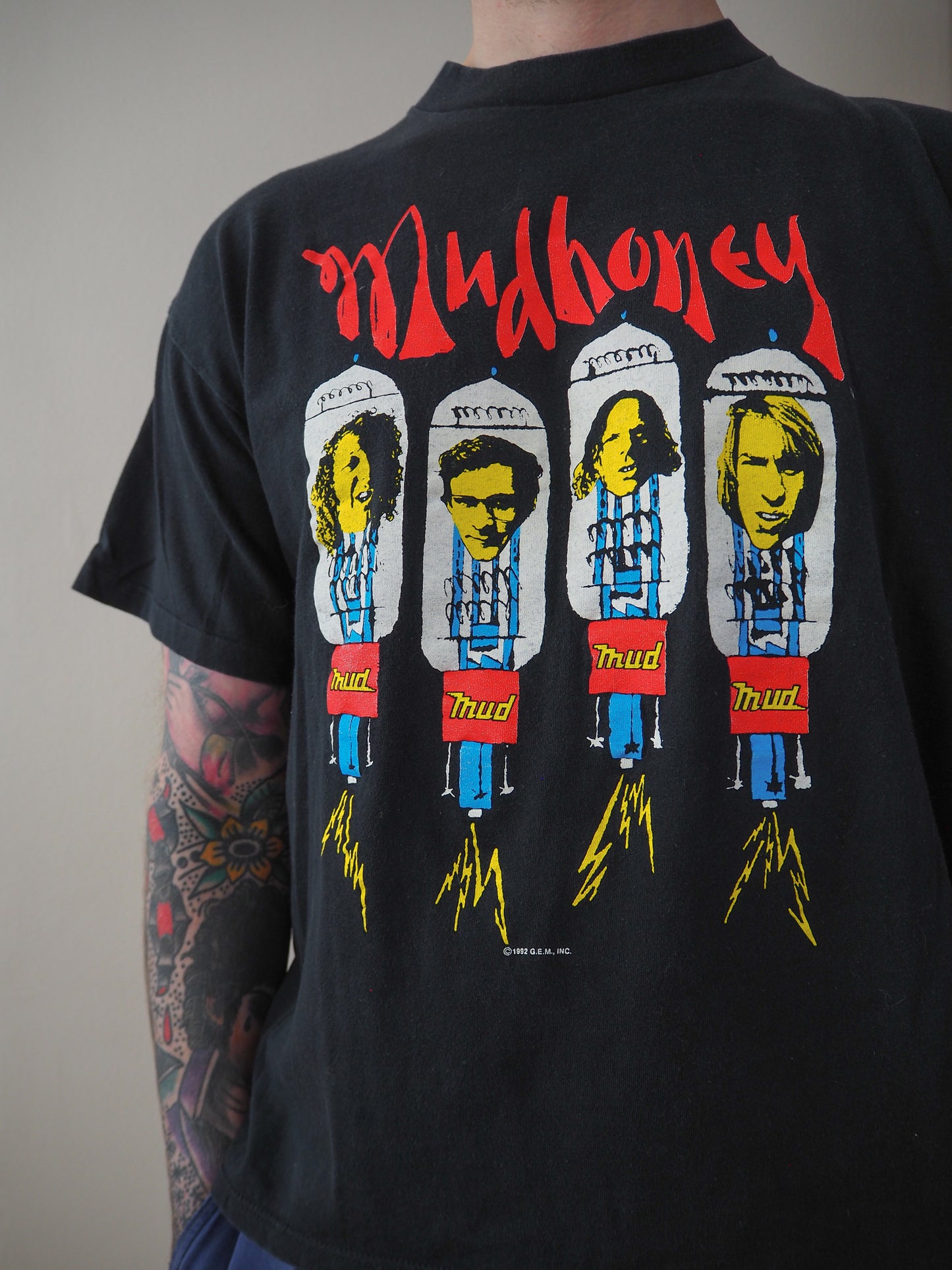 1992 Mudhoney "Light Bulb" tee