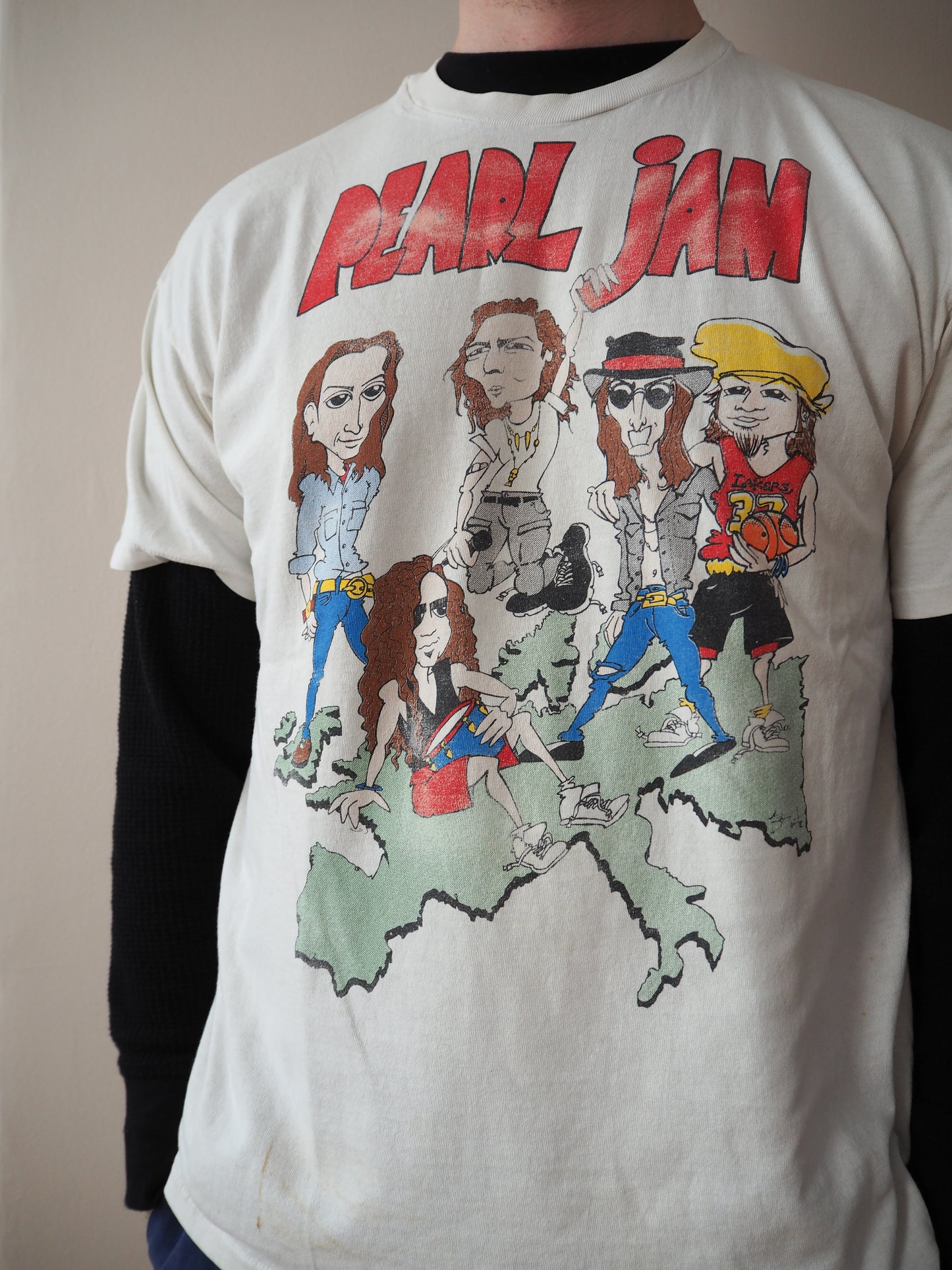 1992 Pearl Jam "World Jam" tour shirt