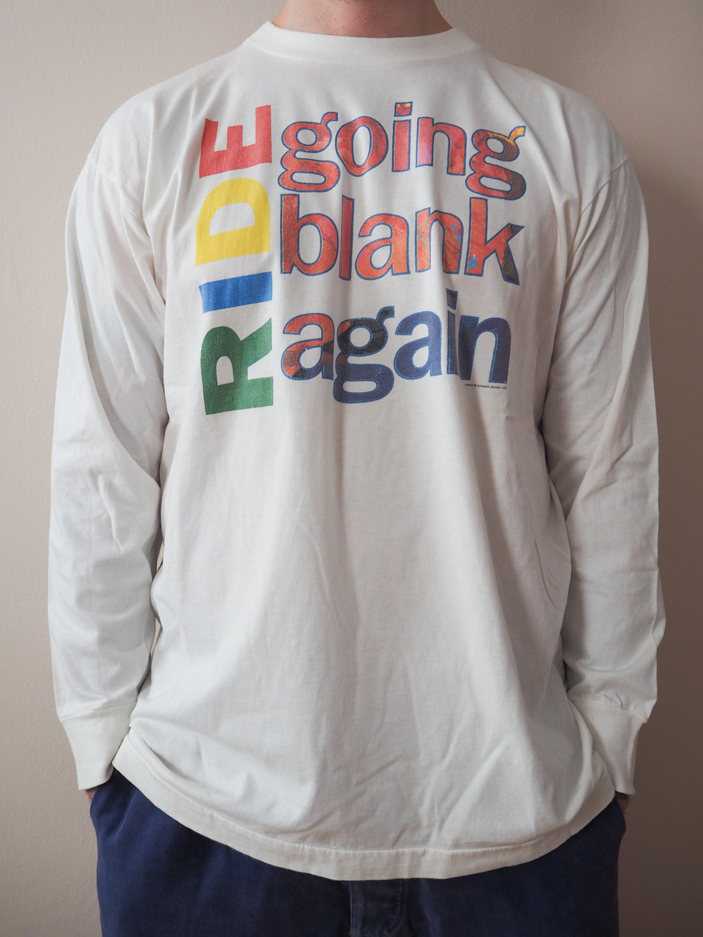 1992 Ride "Going Blank Again" longsleeve