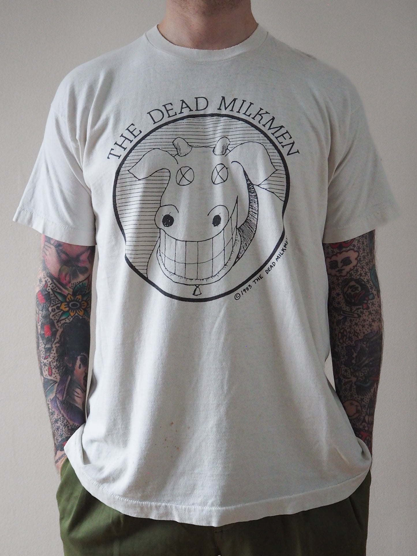 1993 Dead Milkmen 'Dick is Coming' tour t-shirt