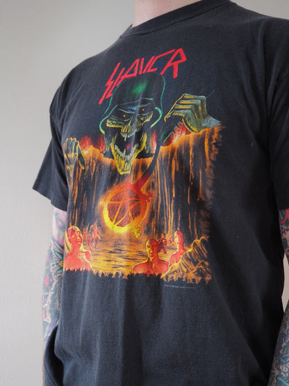 1994 Slayer "European Intervention"  t-shirt