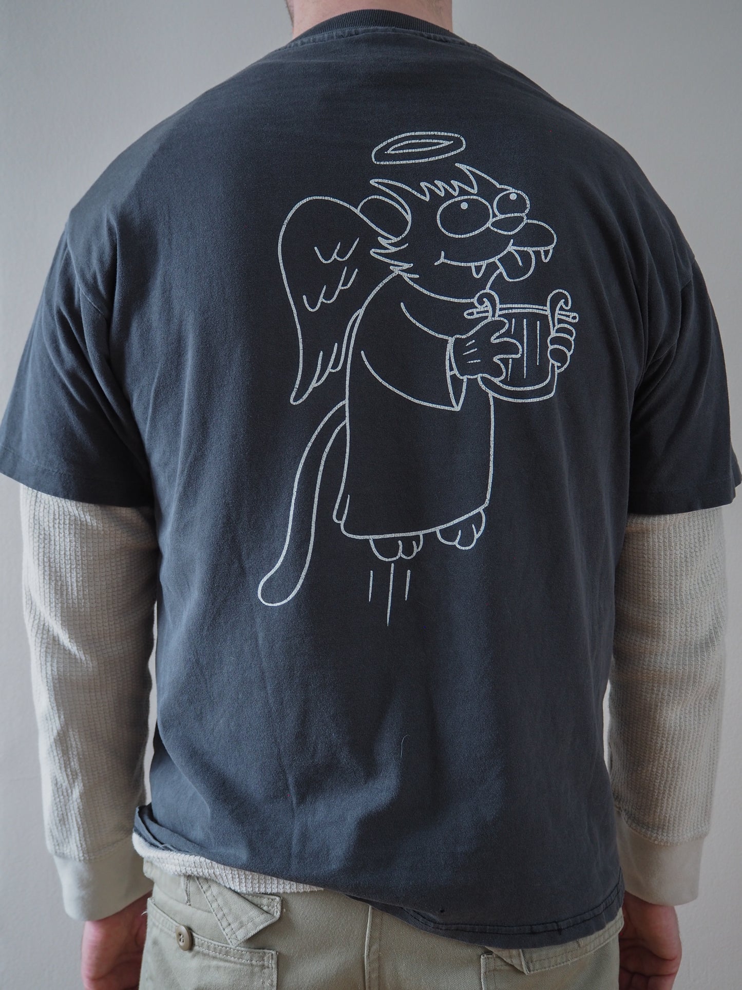 1995 Itchy and Scratchy "Bullet in the head"  t-shirt