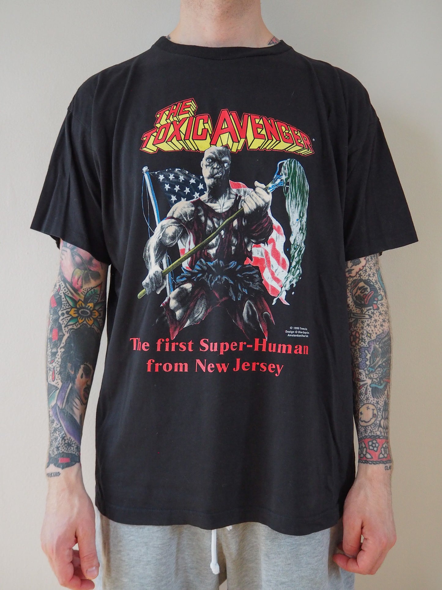 1996 Toxic Avenger Movie promo t-shirt