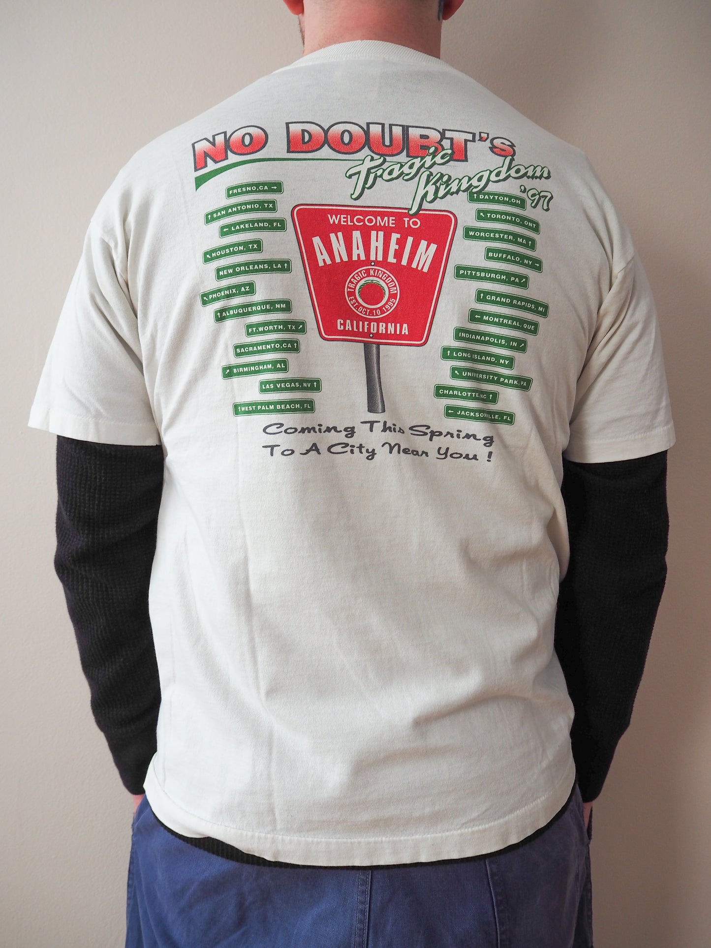 1997 No Doubt tour t-shirt