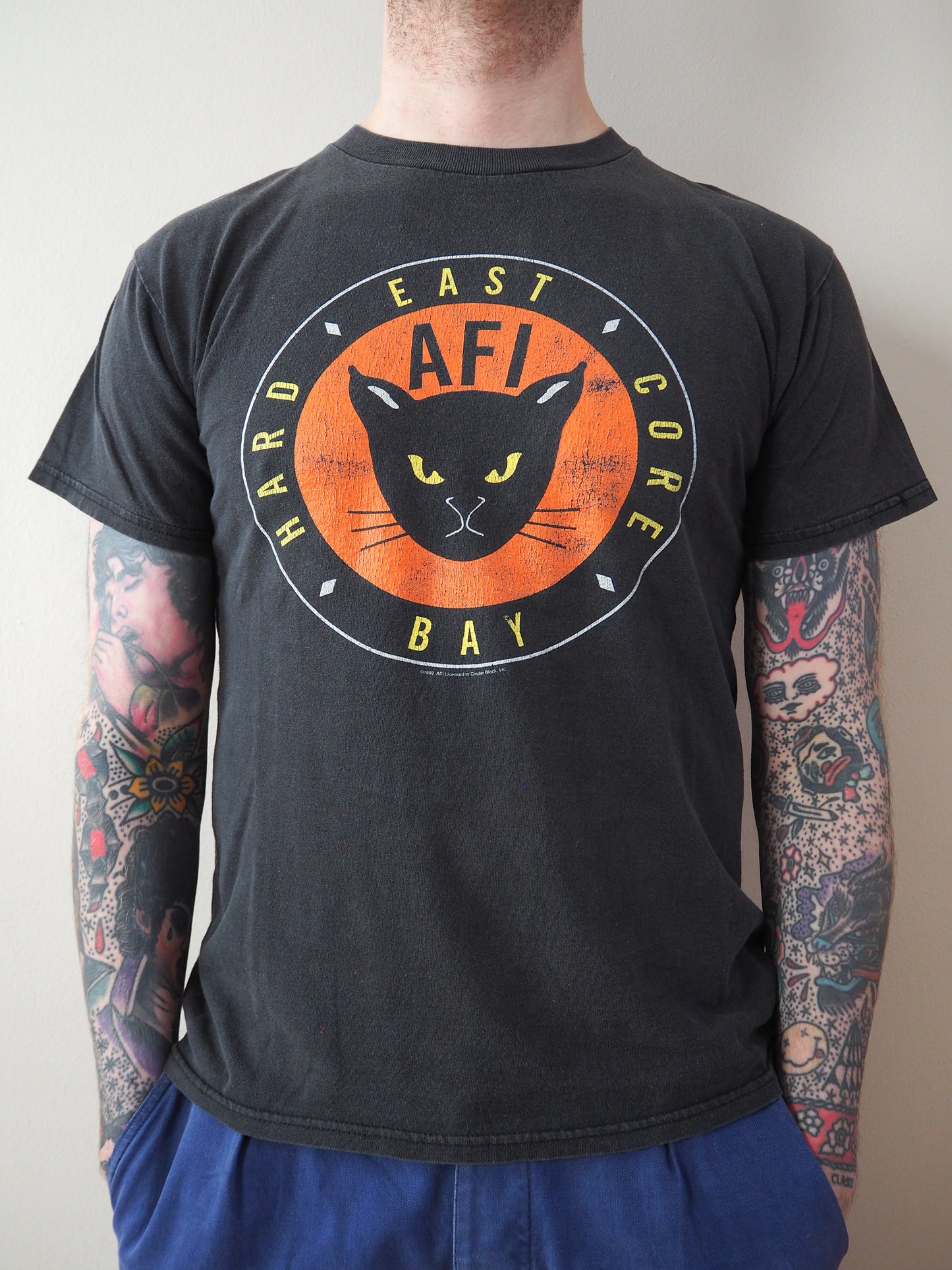 1999 AFI "Hard East Core" tee