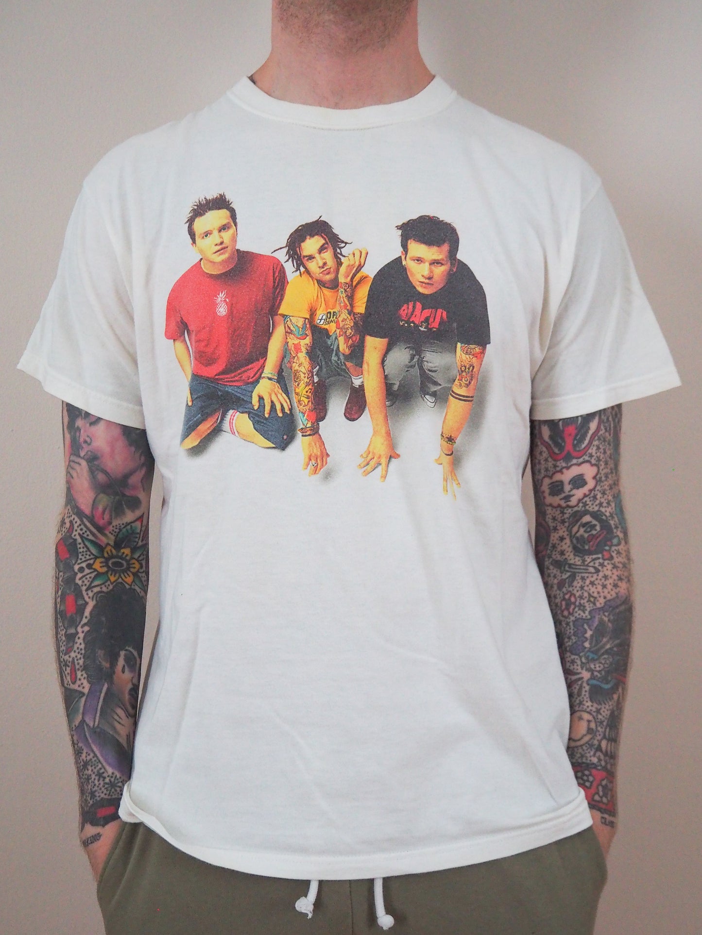 90s Blink 182 "3 members" t-shirt