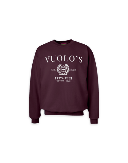 Vuolo's Pasta Club Crewneck - Maroon