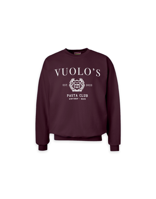 Vuolo's Pasta Club Crewneck - Maroon
