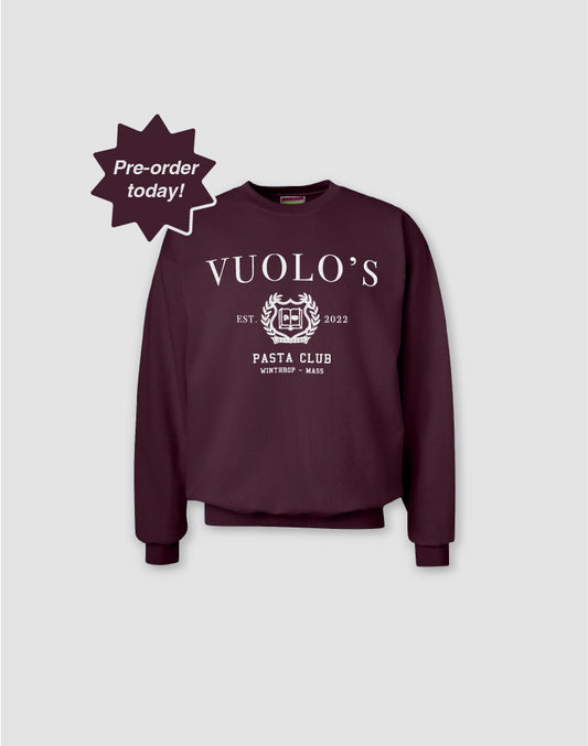 Vuolo's Pasta Club Crewneck - Maroon