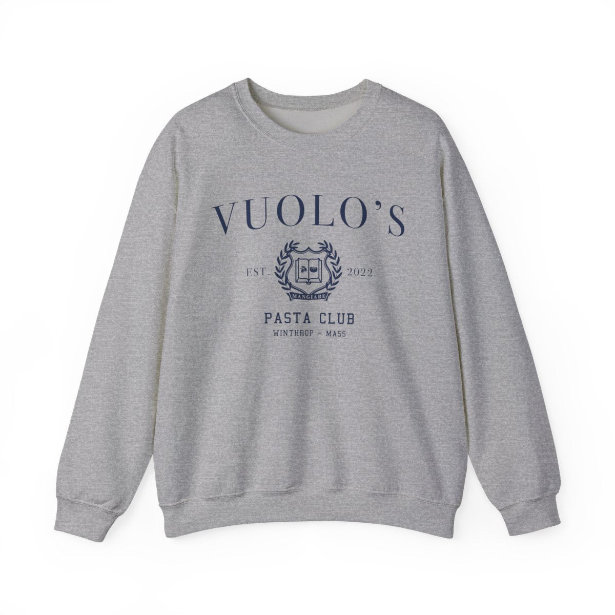 Vuolo's Pasta Club Crewneck - Heather Gray
